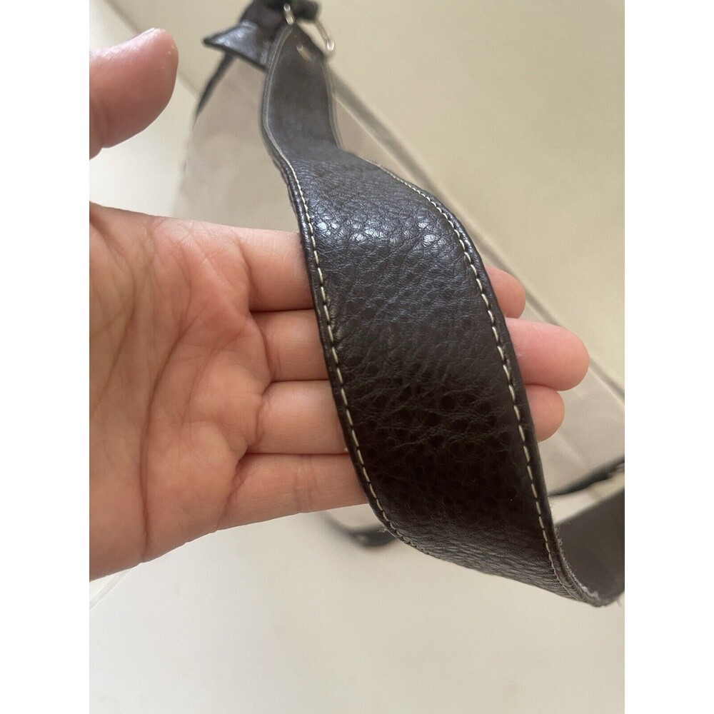 Coach Women’s White Shoulder Bag Dark Brown‎ Strap Please Read - Picture 11 of 16